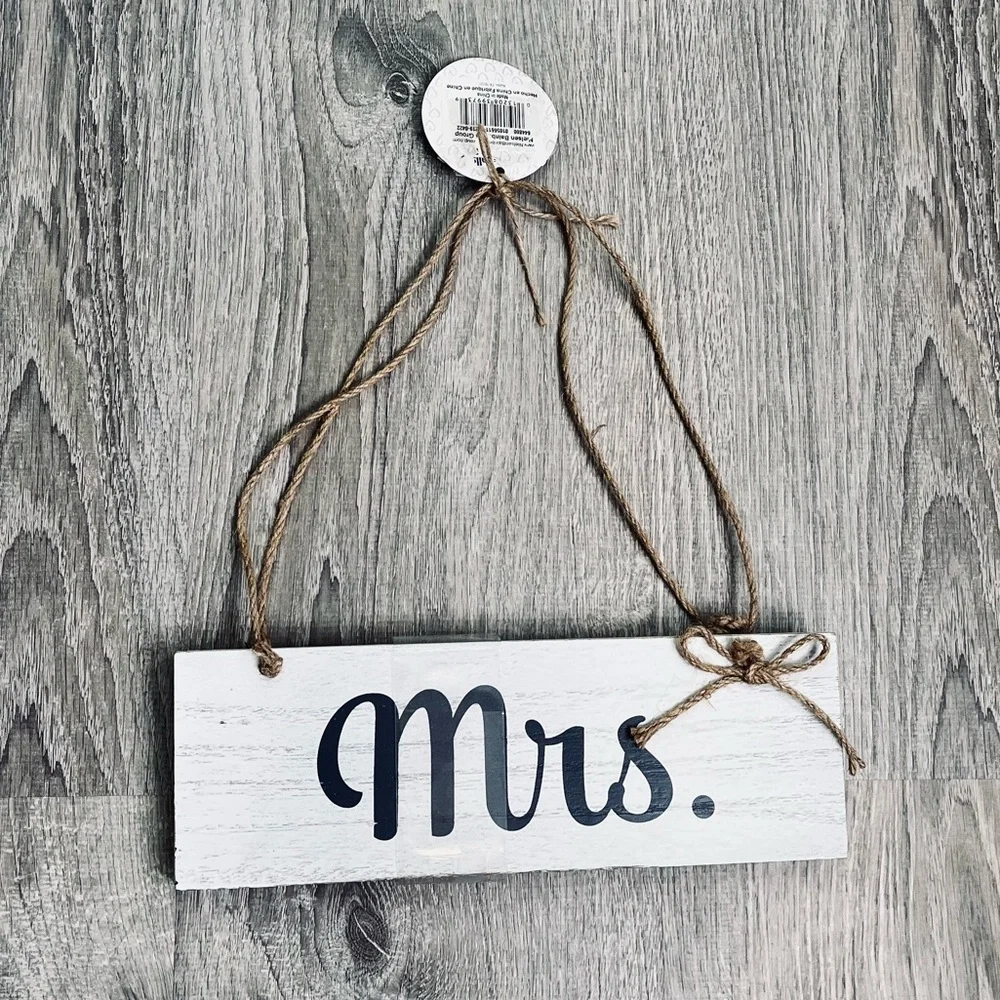 Mr. And Mrs. Rustic Gray White Wood Venue Decor Wedding Reception Bride Groom